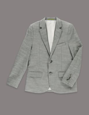 Pure Cotton Chambray Blazer &#40;5-14 Years&#41;